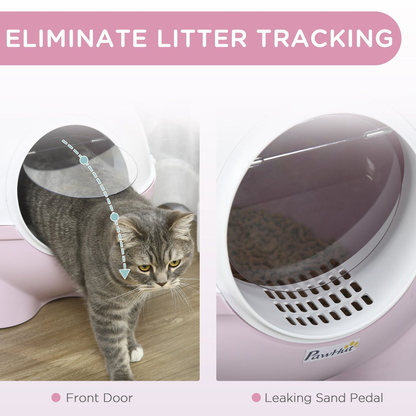 PawHut Large Cat Litter Box