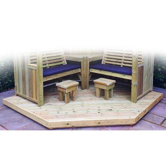 Essentials Garden Decking 224.5cm x 224.5cm by Churnet Valley