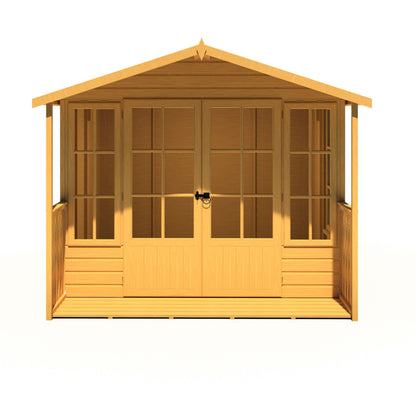 Shire Delmora 10' x 8' 6" Apex Summerhouse - Premium Dip Treated Shiplap