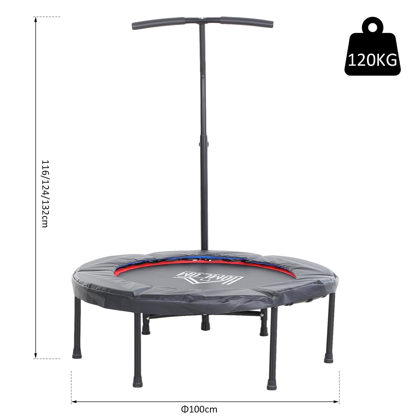 Trampoline Rebounder Adjustable Jumper