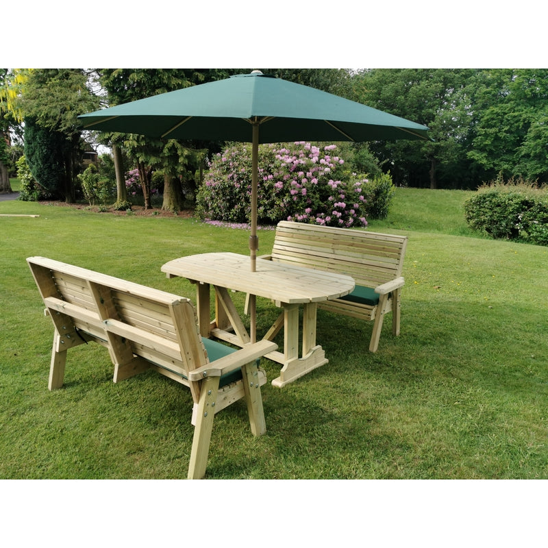 Ergo Garden Patio Dining Set by Churnet Valley - 4 Seats