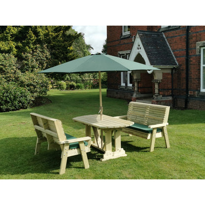 Ergo Garden Patio Dining Set by Churnet Valley - 4 Seats