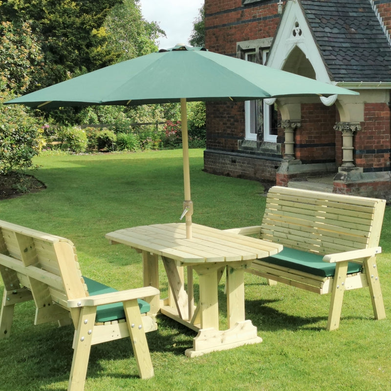 Ergo Garden Patio Dining Set by Churnet Valley - 6 Seat