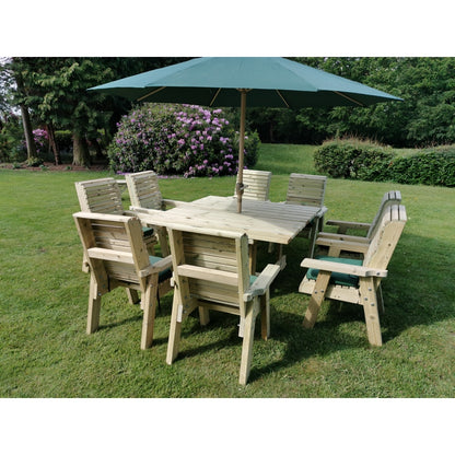 Ergo Garden Patio Dining Set by Churnet Valley - 8 Seat