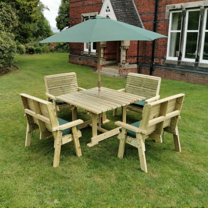 Ergo Garden Patio Dining Set by Churnet Valley - 8 Seat