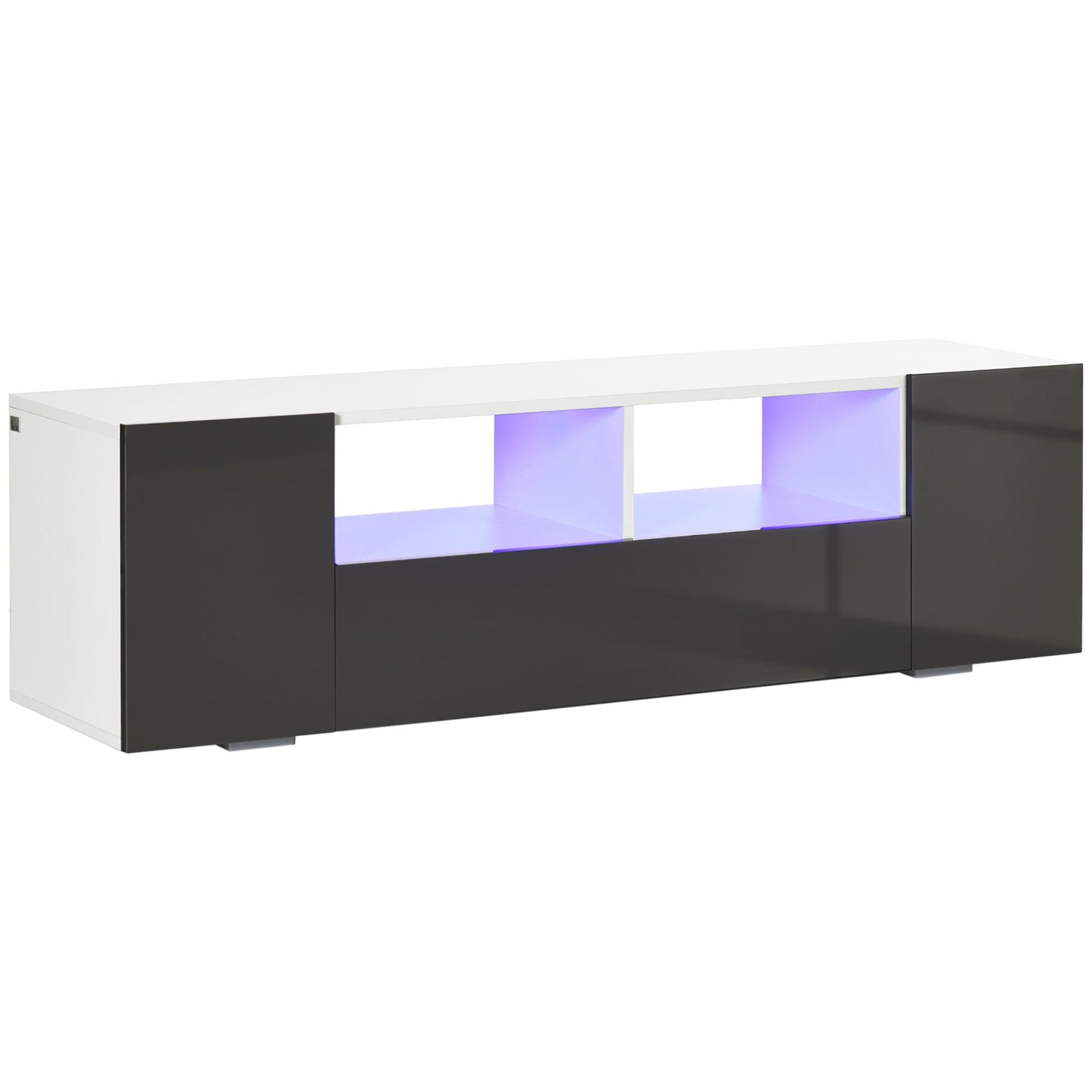 Modern TV Stand Unit for TVs up to 60" with LED Lights