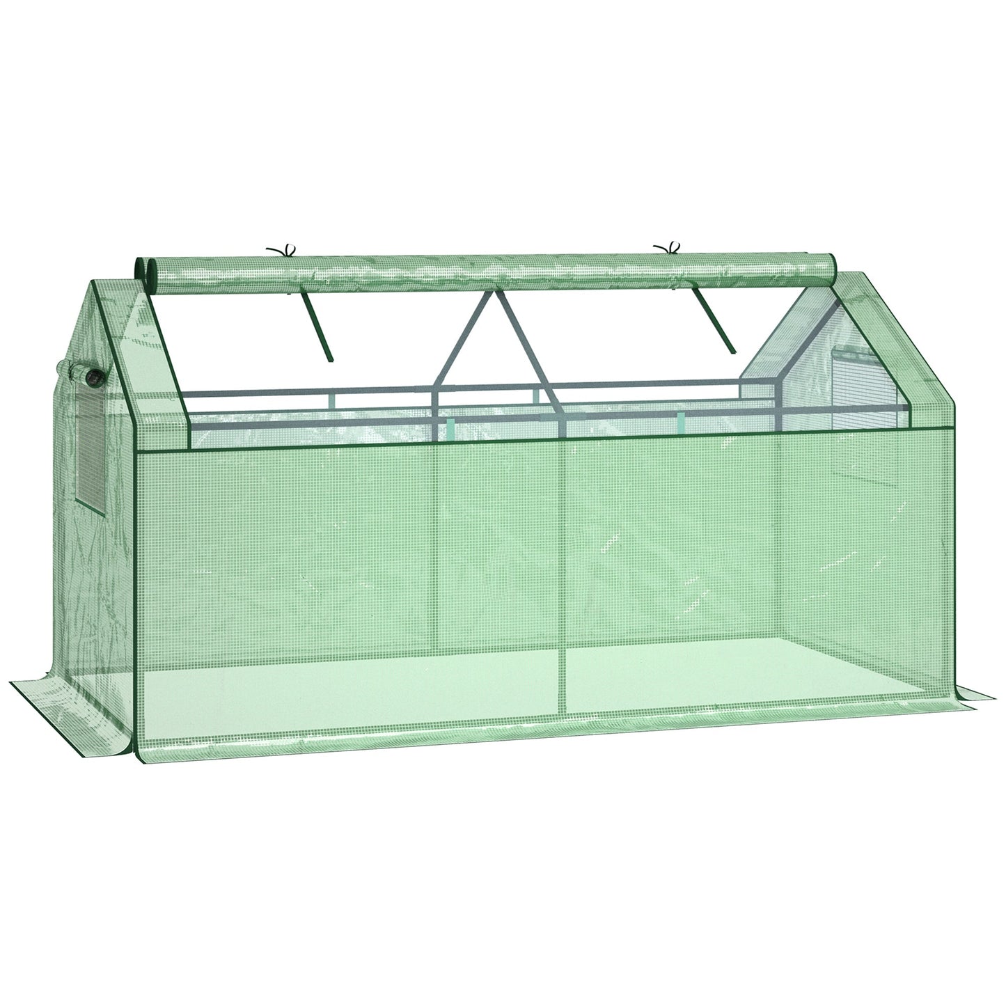 Mini Greenhouse Portable Garden Growhouse for Plants with Large Zipper Windows for Outdoor