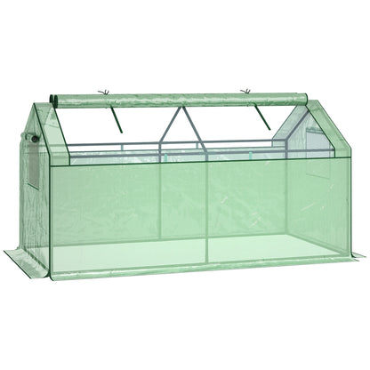 Mini Greenhouse Portable Garden Growhouse for Plants with Large Zipper Windows for Outdoor