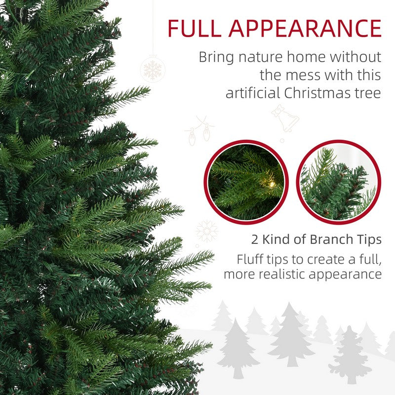 4FT Pre-Lit Artificial Christmas Spruce Tree