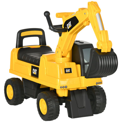 Licensed CAT Kids Ride on Digger Excavator with Manual Bucket