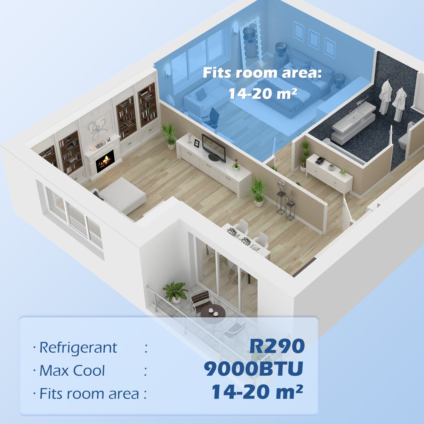 A Rated WiFi 9,000 BTU Portable Dehumindifier With Remote & 24 Hour Timer