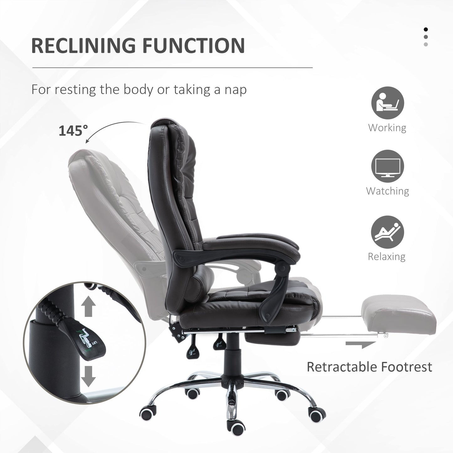 PU Leather Executive Office Chair