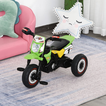 Toddlers 3-Wheel PP Ride On Pedal Trike Green