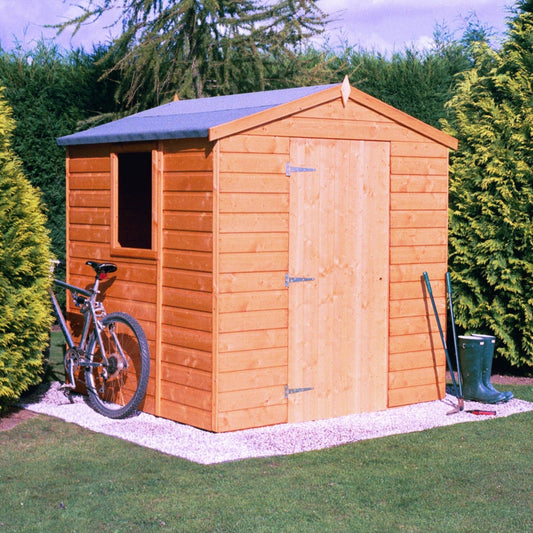 Shire Faroe 6' 3" x 6' Apex Shed - Premium Dip Treated Shiplap