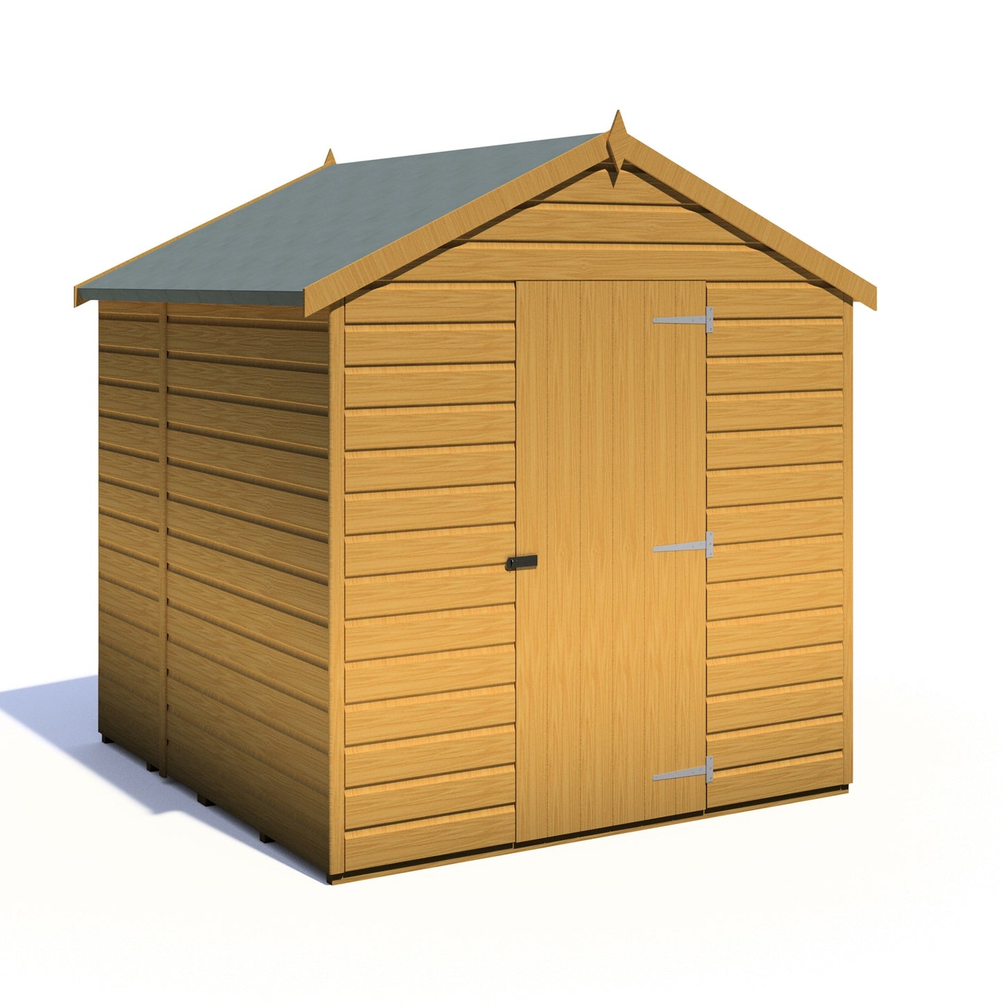 Shire Faroe 6' 3" x 6' Apex Shed - Premium Dip Treated Shiplap