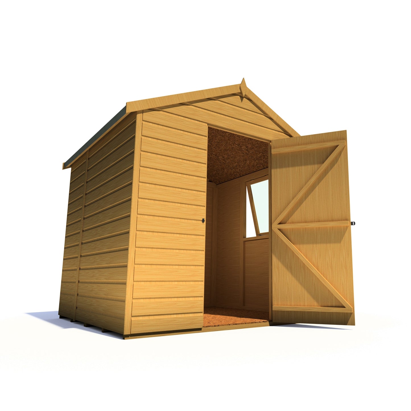 Shire Faroe 6' 3" x 6' Apex Shed - Premium Dip Treated Shiplap