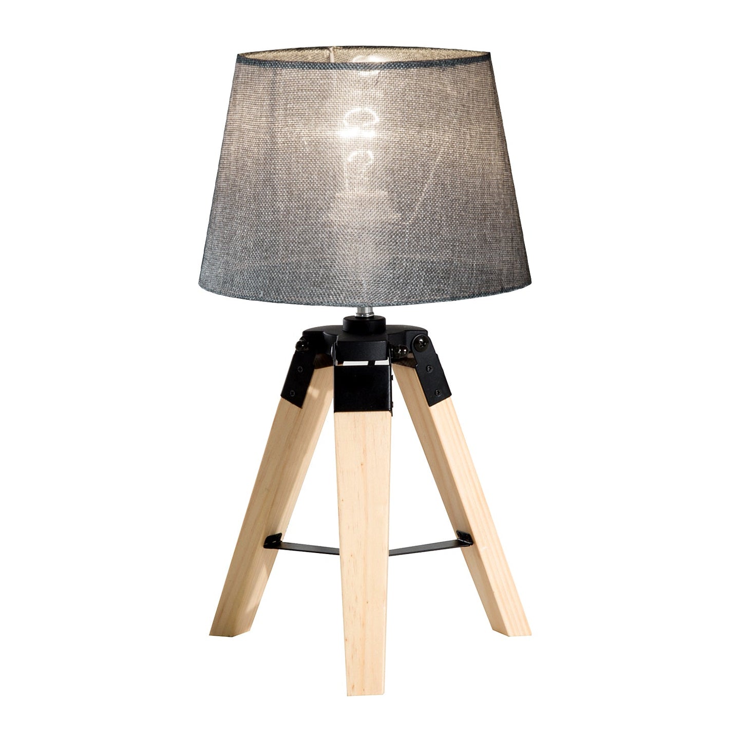 Wooden Tripod Table Lamp for Side