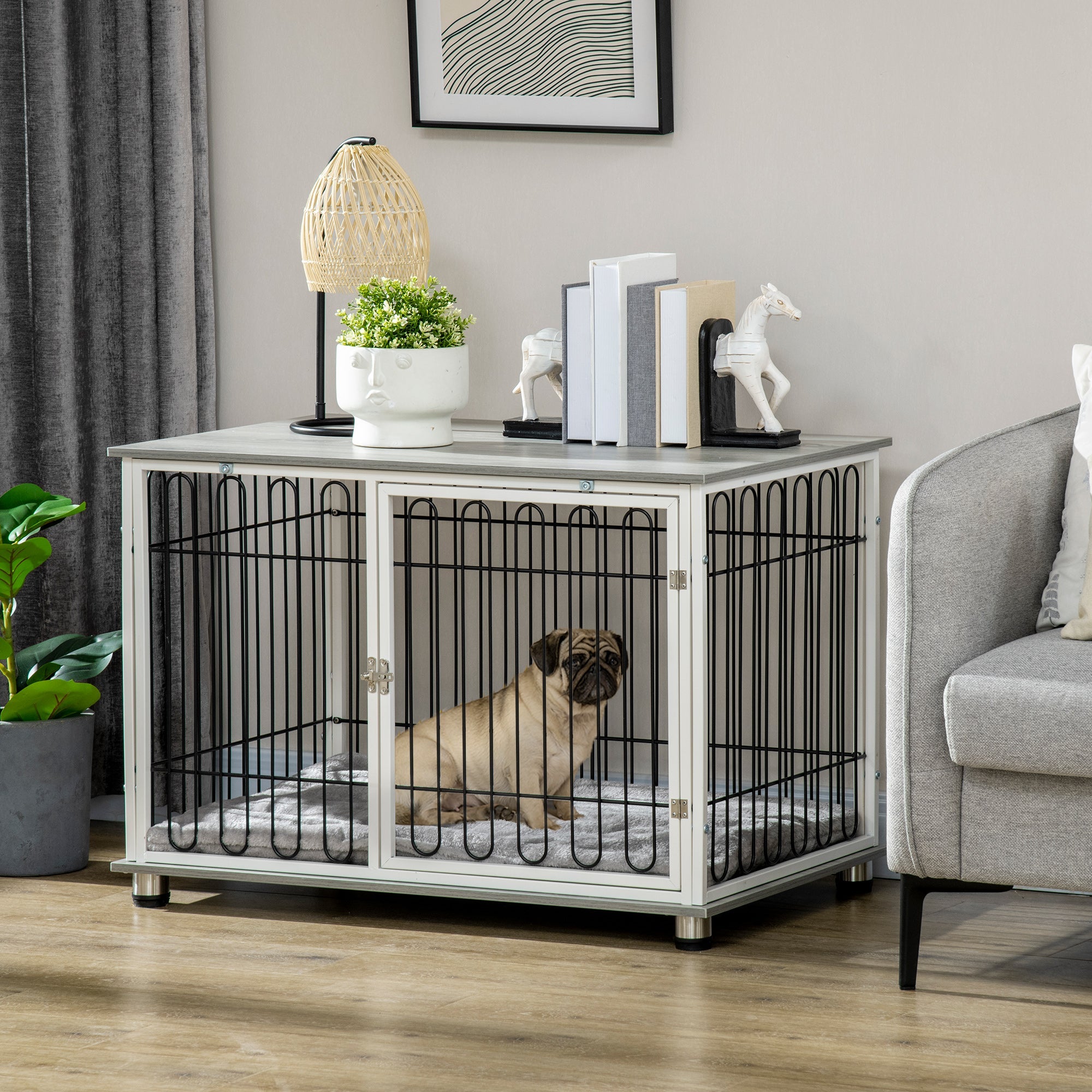 Newport pet crate end table best sale