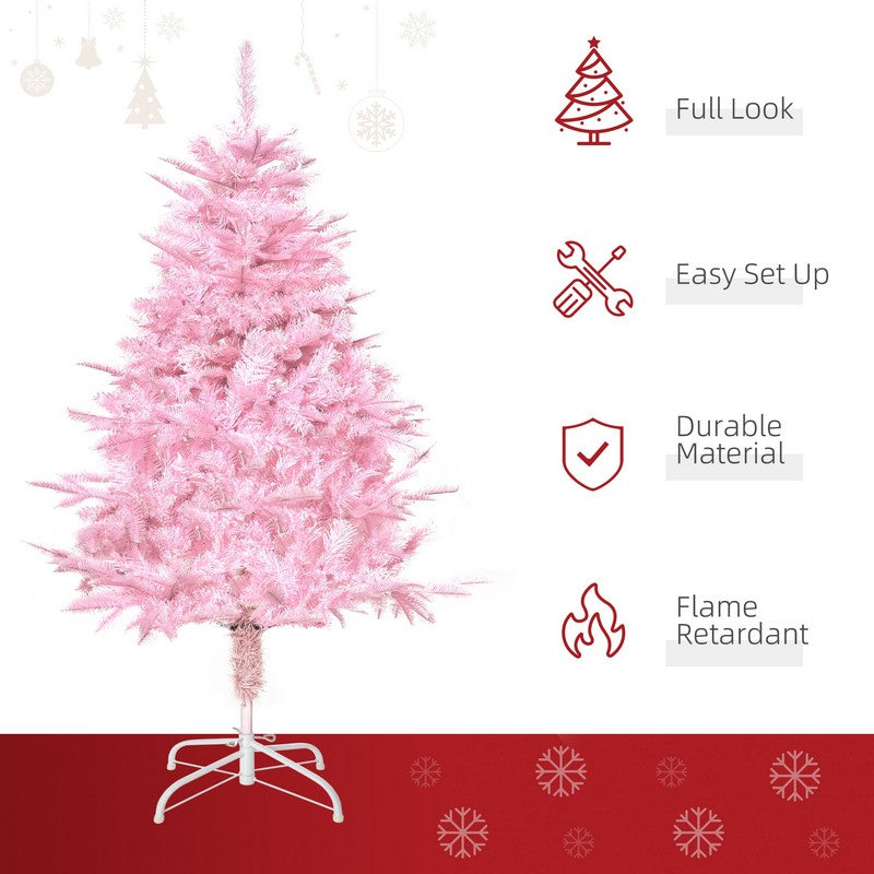 4FT Artificial Christmas Tree Holiday Xmas Holiday Tree Decoration with Automatic Open for Home Party