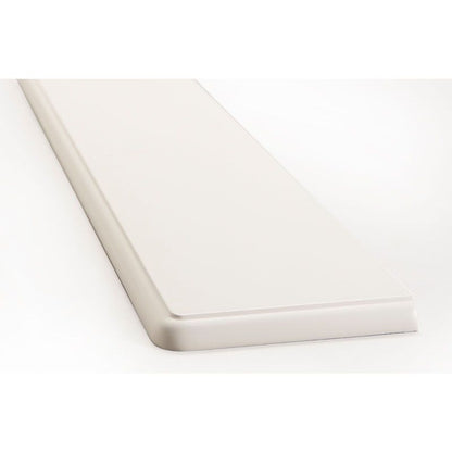 24" Radiator Shelf White