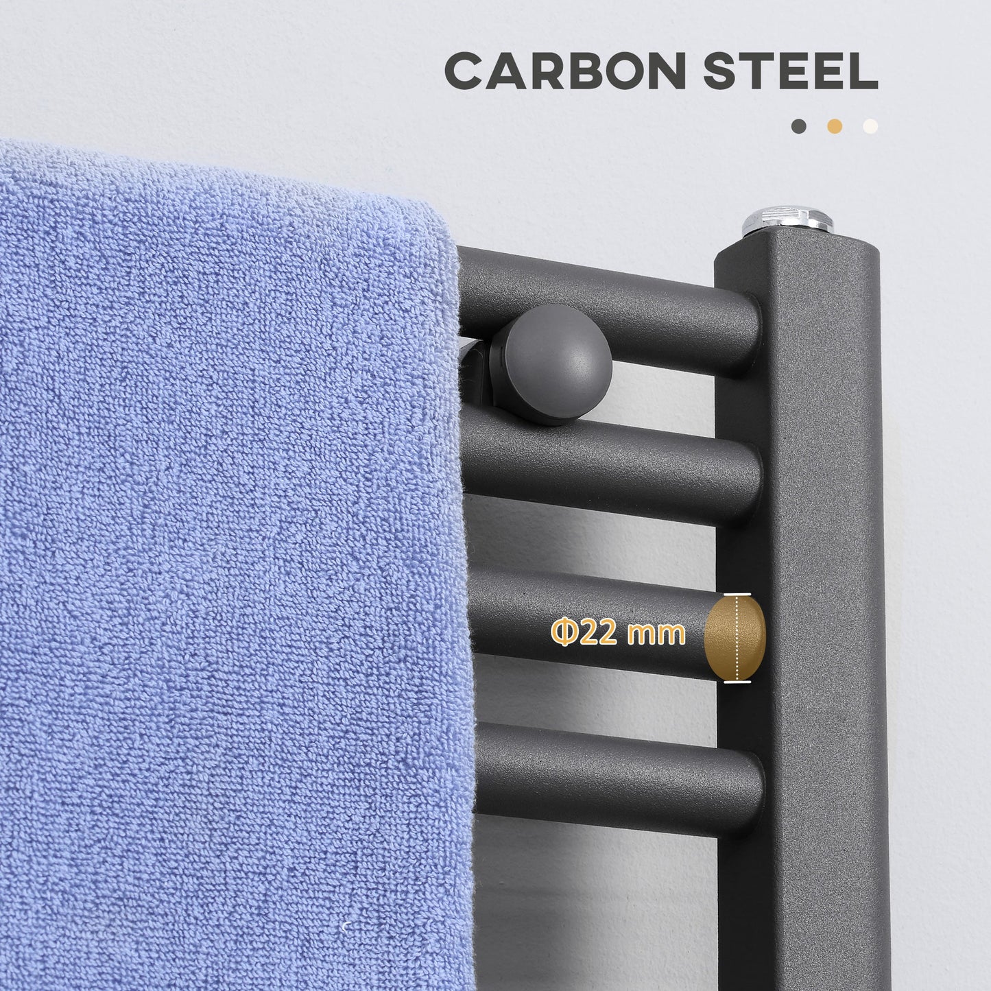 Curved Heated Towel Rail