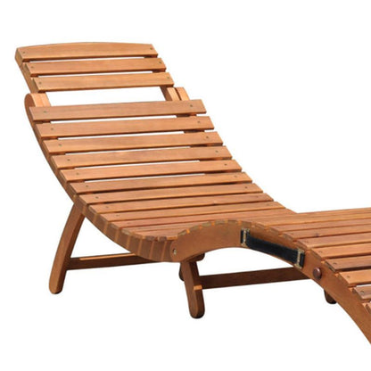 Acacia Wood Garden Lounger Chair by Wensum