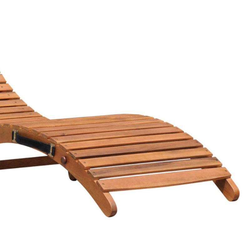 Acacia Wood Garden Lounger Chair by Wensum