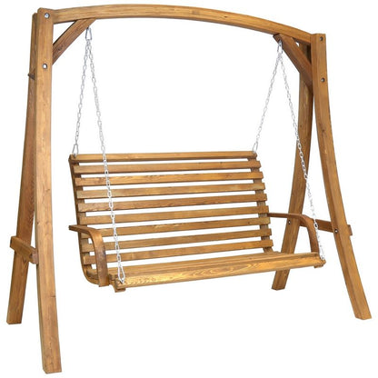 Essentials Garden Swing Seat by Wensum - 3 Seat