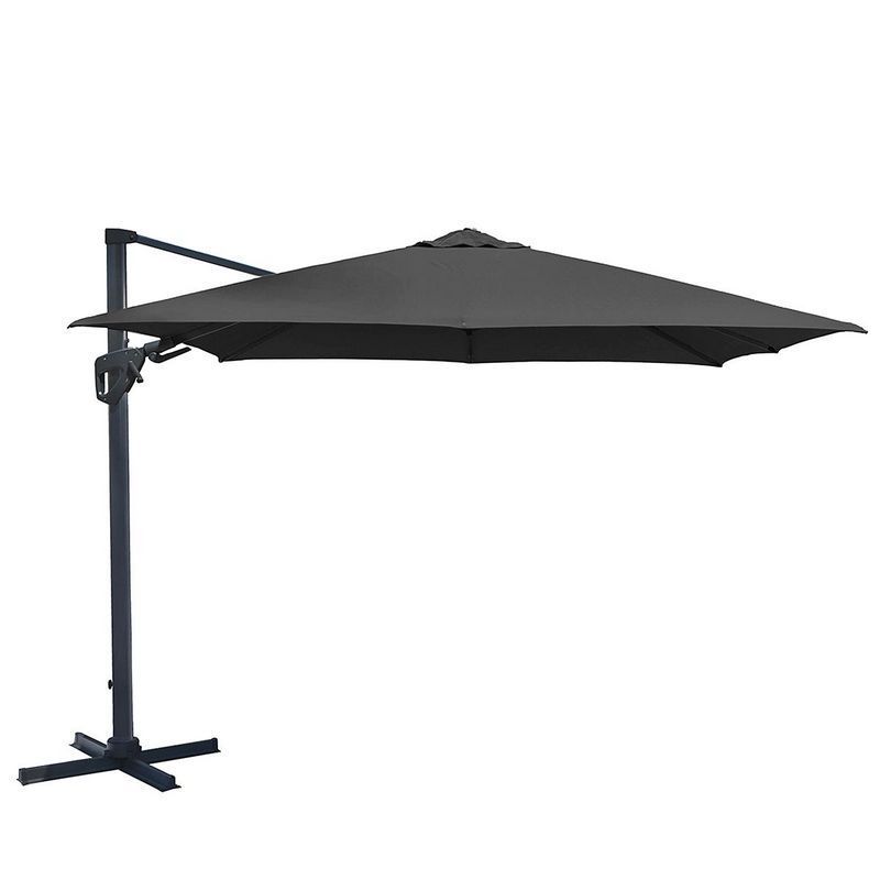 Cantilever Garden Parasol by Wensum - 3.5 x 3.5M Grey