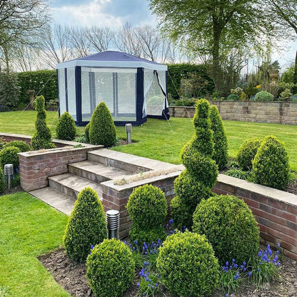 Garden Gazebo by Wensum with a 2 x 2M Blue Canopy