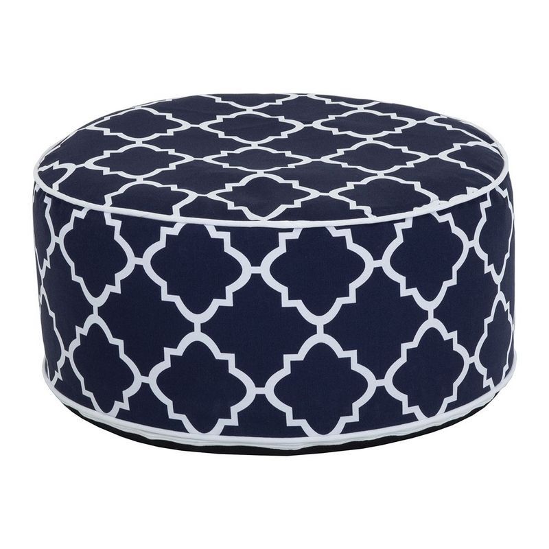 Wensum Inflatable Foot Stool Navy Blue