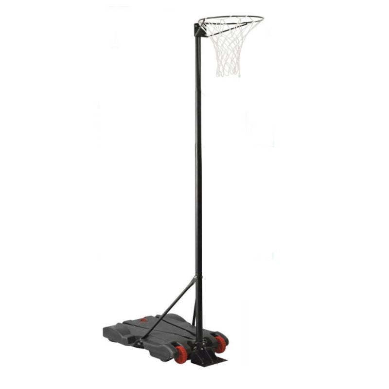 Wensum Netball Hoop Post 1.4M - 2.75M Free Standing On Wheels