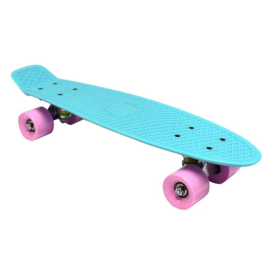 Wensum 22" Retro Cruiser Mini Plastic Skateboards - Aqua