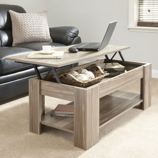 Harper Coffee Table Natural 1 Shelf