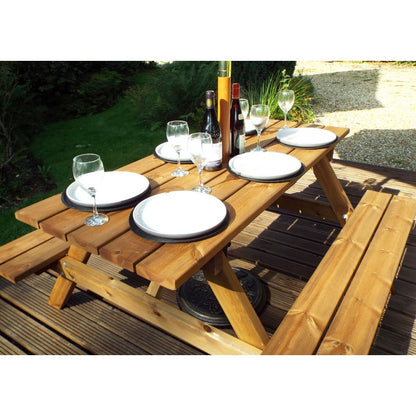 Grand Garden Picnic Table by Charles Taylor - 6 Seats