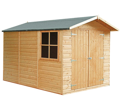 Shire Guernsey 7' x 10' 11" Apex Shed - Premium Dip Treated Shiplap