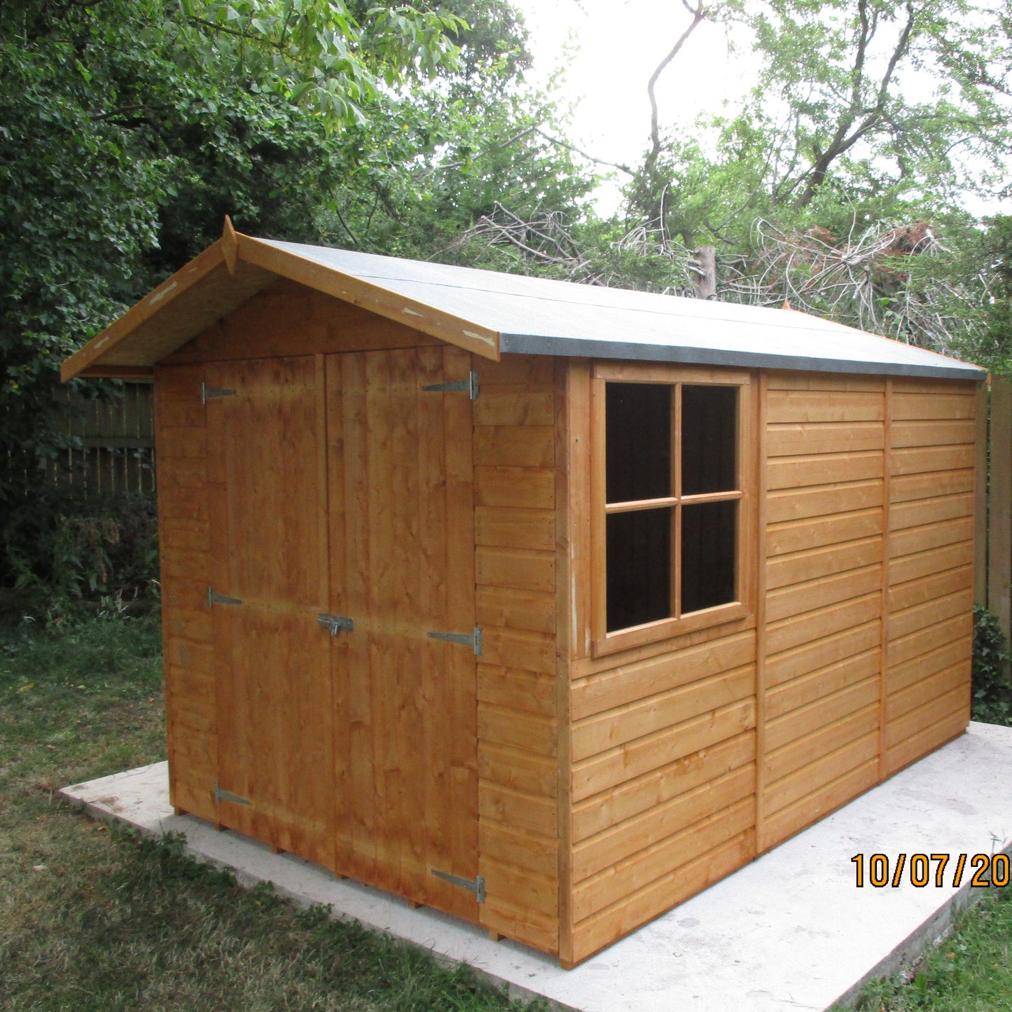 Shire Guernsey 7' x 10' 11" Apex Shed - Premium Dip Treated Shiplap