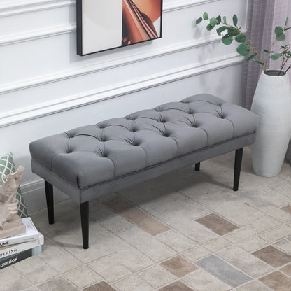 Velvet Bed End Bench