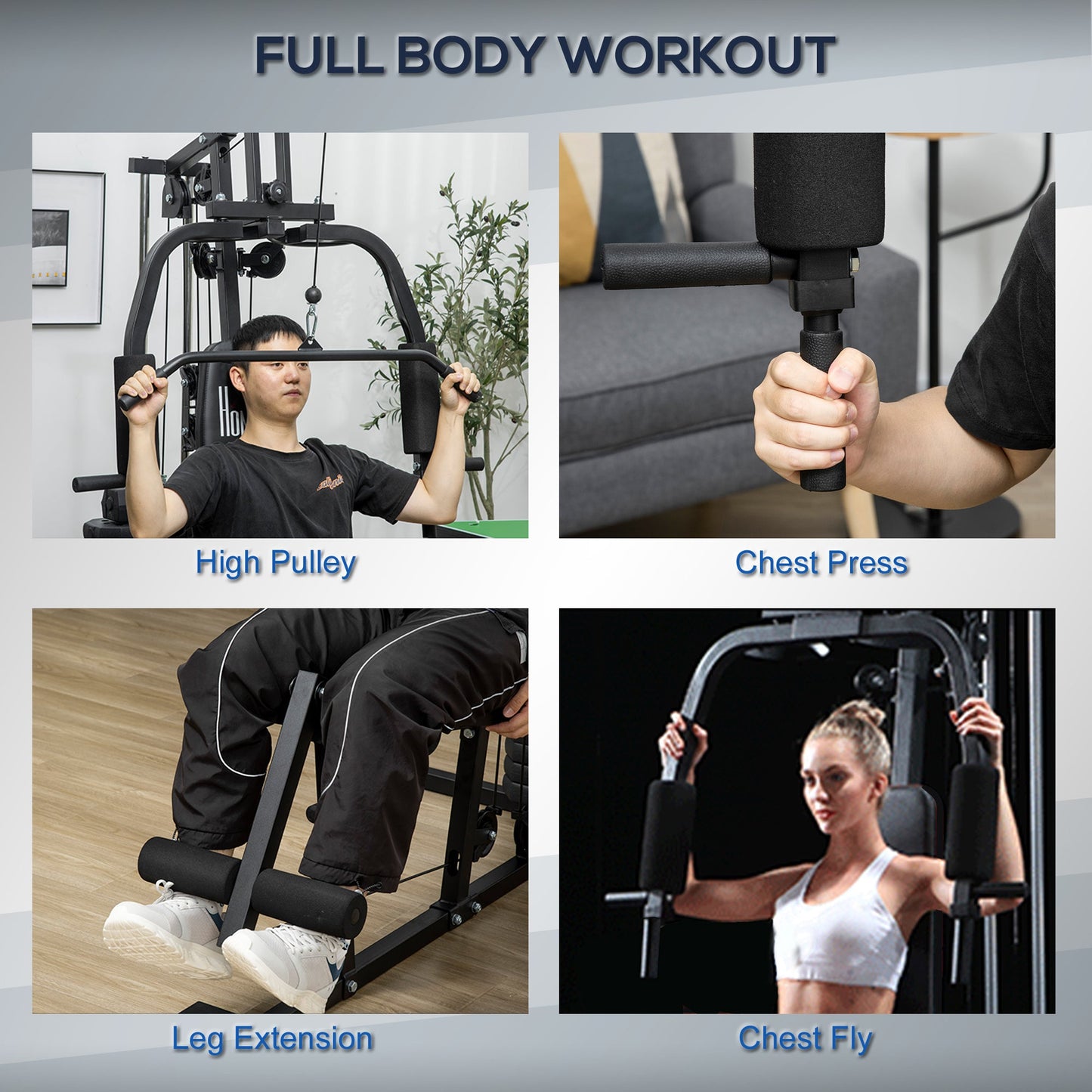 Homcom Multifunction Home Gym Machine