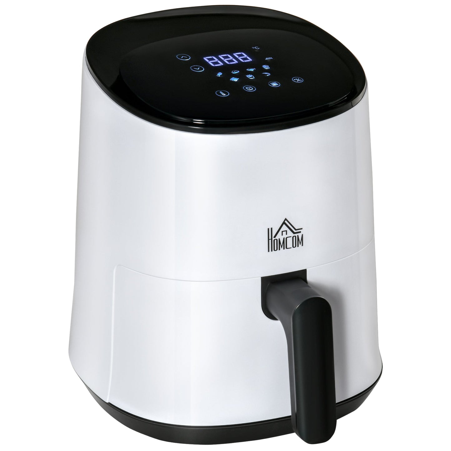 1300W 2.5L Air Fryer 7 Presets With Digital Display White & Black