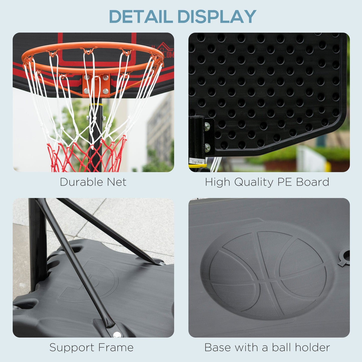 Adjustable Basketball Hoop Stand