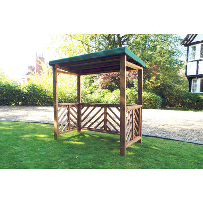 Scandinavian Redwood Garden BBQ Shelter by Charles Taylor Green