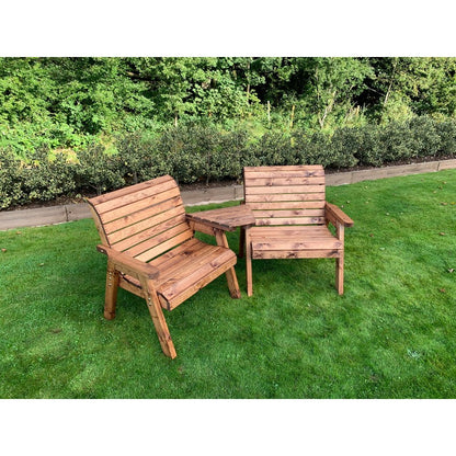 Scandinavian Redwood Garden Tete a Tete by Charles Taylor - 2 Seats