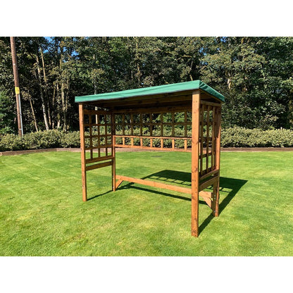 Scandinavian Redwood Garden BBQ Shelter by Charles Taylor Green