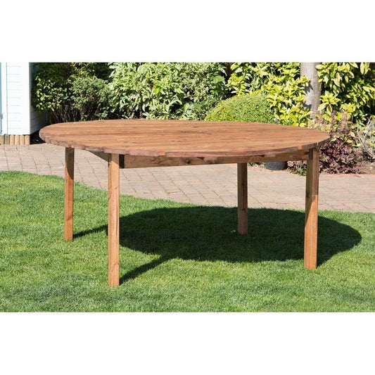 Scandinavian Redwood Garden Circular Table by Charles Taylor