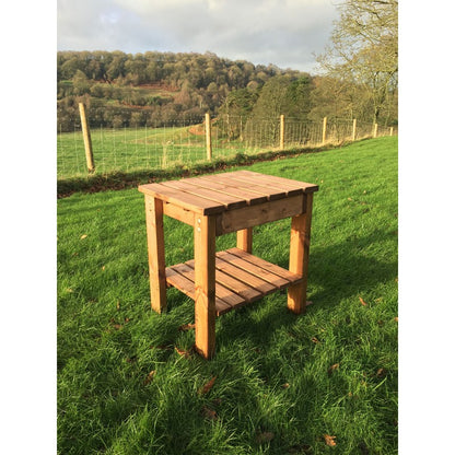 Scandinavian Redwood Garden Square Table by Charles Taylor