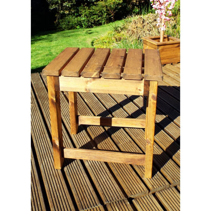 Scandinavian Redwood Garden Square Table by Charles Taylor