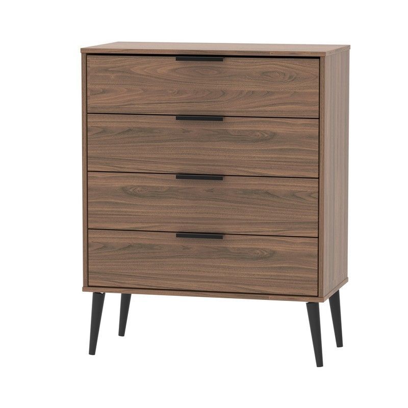 Drayton Chest of Drawers Brown 4 Drawers