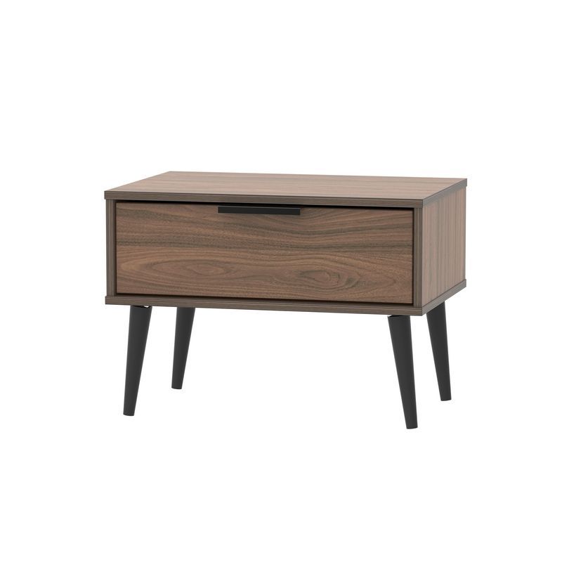 Drayton Side Table Dark Brown 1 Drawer