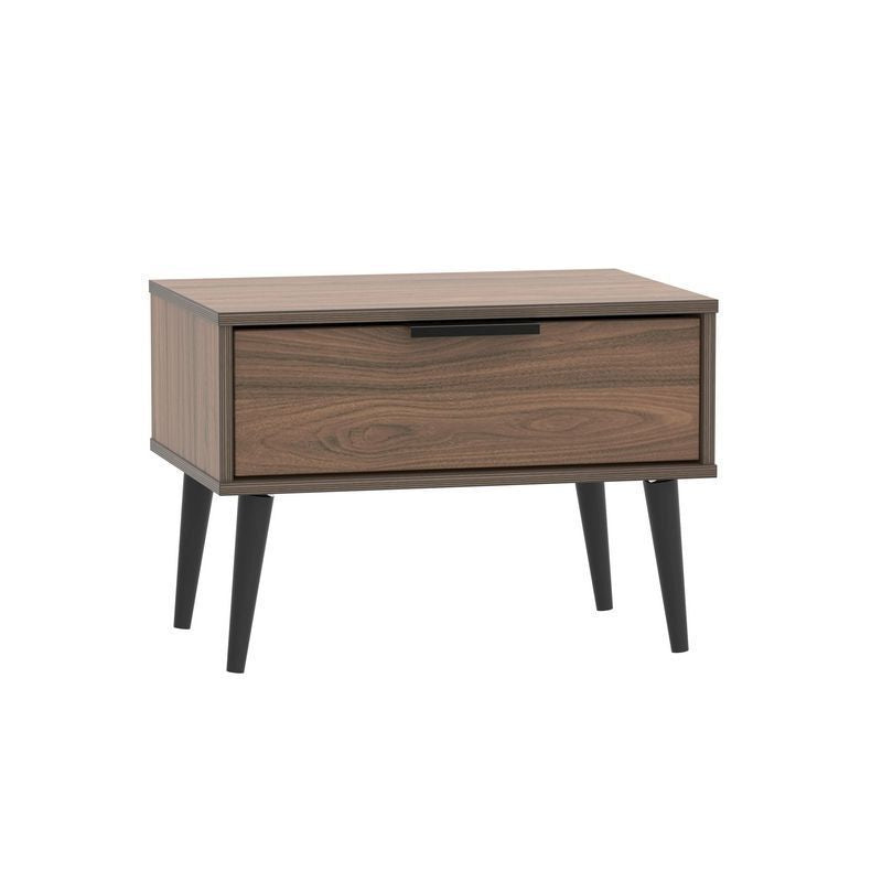 Drayton Side Table Dark Brown 1 Drawer